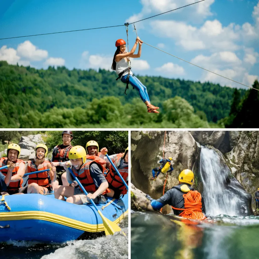 3 in 1 Combo Tour (CANYONING, ZIP LINE, RAFTING)
