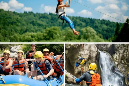 3 in 1 Combo Tour (CANYONING, ZIP LINE, RAFTING)